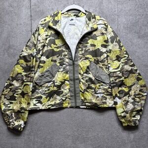 Nike Sportswear Women's S Floral Camo Ripstop Full Zip‎ Windbreaker Jacket